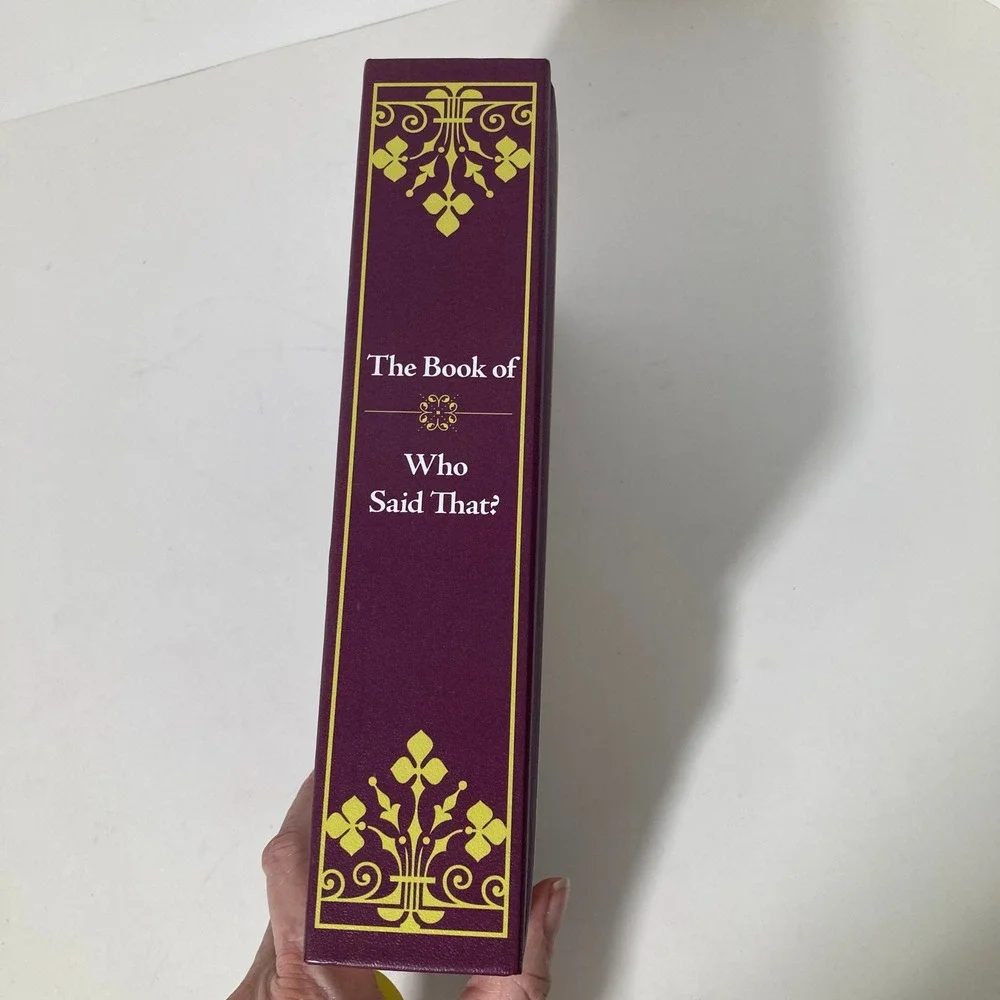 The Book Of Who Said That Publications International Ltd‎ Hardcover